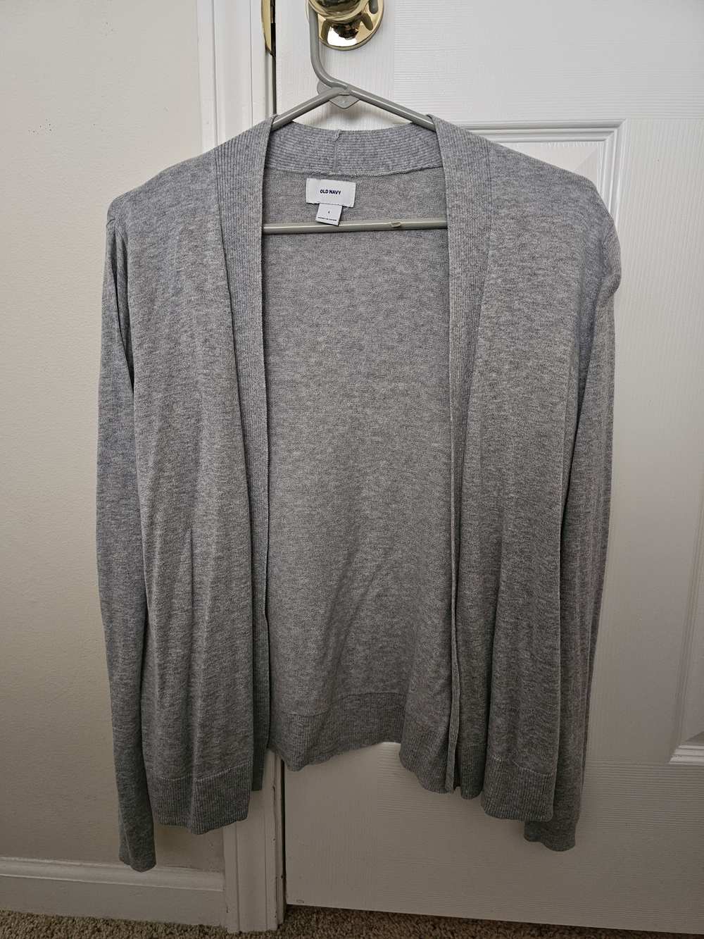 Old Navy Gray Open Front Women's Cardigan